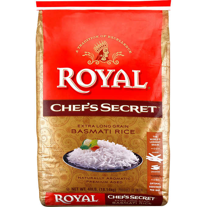 Royal Chef's Secret Basmati Rice, Extra Long Grain, 40 lbs - Image 4