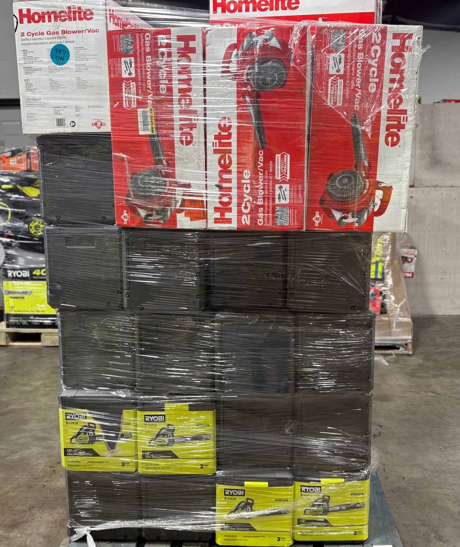 Gas Chainsaw and Blower Pallet - Image 2