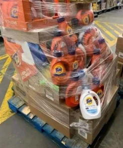 Tide liquid laundry detergent pallets